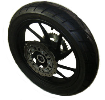 NAC12 REAR WHEEL COMPLETE