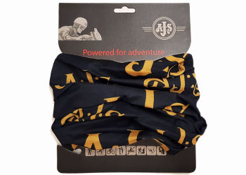 SCARF - FACE COVERING - AJS-BLACK/GOLD