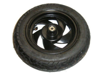 FRONT WHEEL, 5 SPOKE, WITH TYRE