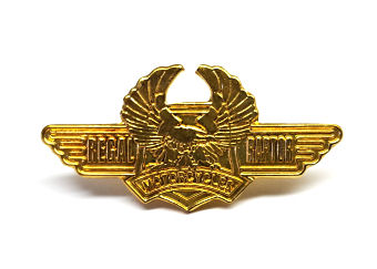 REGAL RAPTOR PIN BADGE