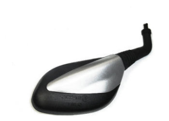 LEFT REAR VIEW MIRROR - SILVER BACK