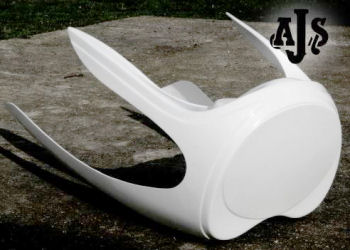 AVON TOP FAIRING, WHITE