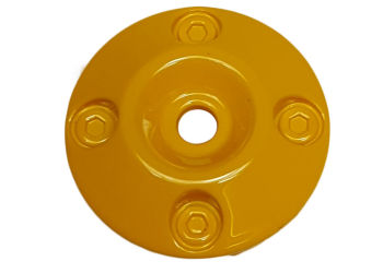 ISABA LEFT TOP SHOCK COVER - YELLOW
