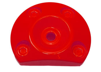 ISABA RIGHT TOP SHOCK COVER - RED