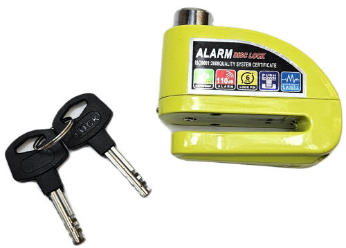 DISC LOCK WITH ALARM