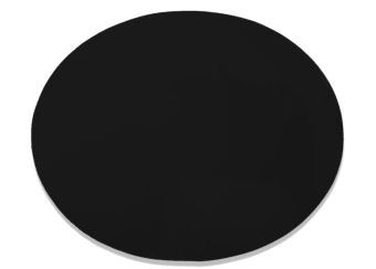 STICK ON BACKGROUND - OVAL - BLACK