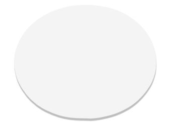 STICK ON BACKGROUND - OVAL - WHITE