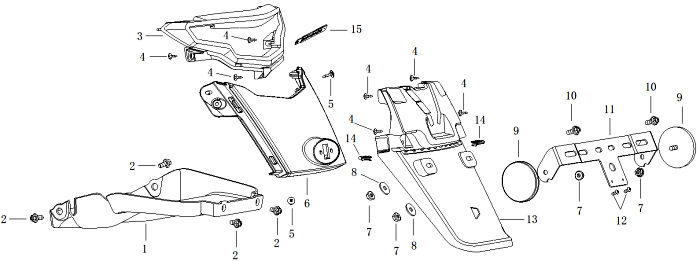 Rear Fender & Tail Cover