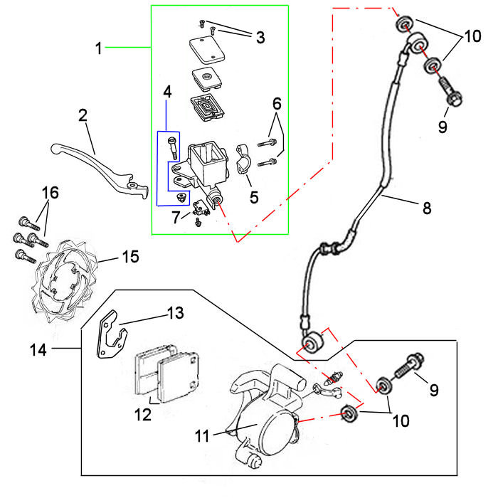 FRONT BRAKE SYSTEM