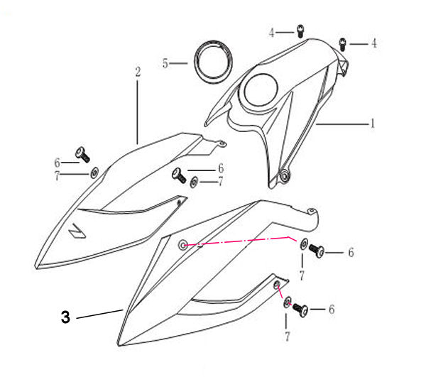 TANK COVER & FORK PROTECTOR PANELS