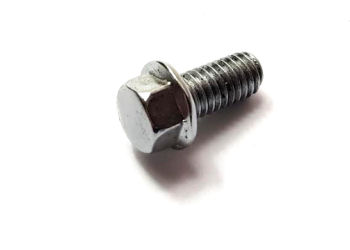 CHROME, FLANGED BOLT M6 x 12